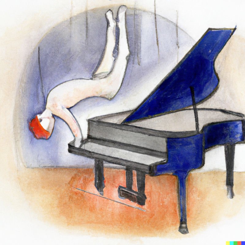 Gyorgy Sandor, un libro per la tecnica del pianoforte. Illustrazione