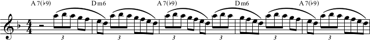 Bud Powell Tempus Fugit, example 1