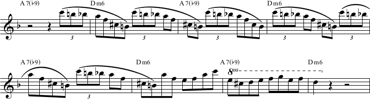 Bud Powell Tempus Fugit, example 3