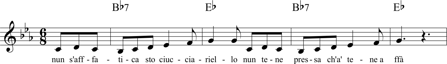 an example of compound time