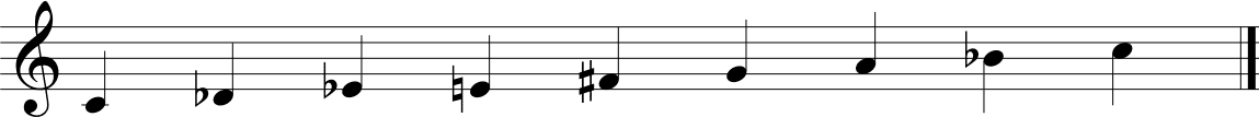 Blues diminished auxiliary scale