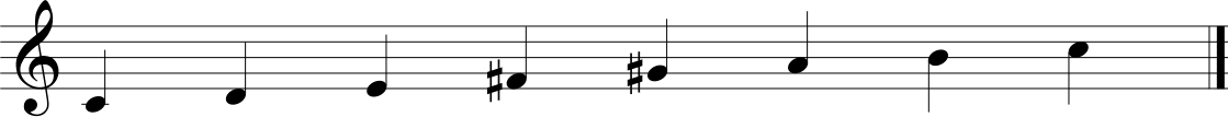 Augmented Lydian scale